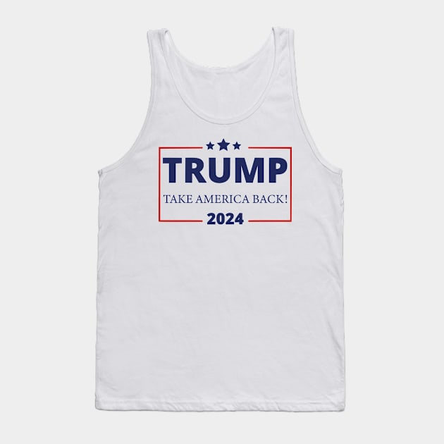 Trump 2024 Tank Top by MZeeDesigns